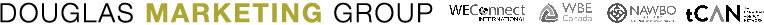 Douglas Marketing Group Logo with Affiliations